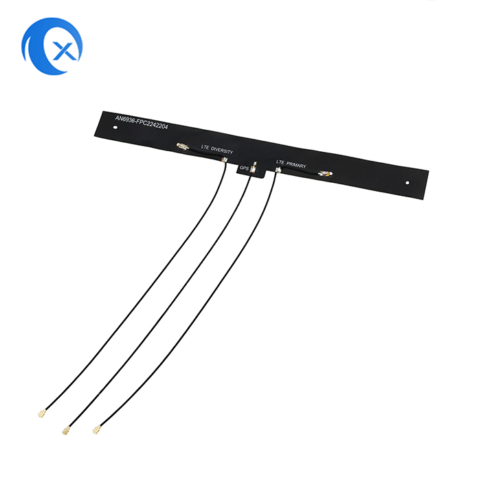 TX Electronics TX-FPC007 Antena FPC Interna 3-em-1 | GPS GNSS integrado 4G LTE (MIMO) | Antena Terminal Inteligente Ultra-Flexível