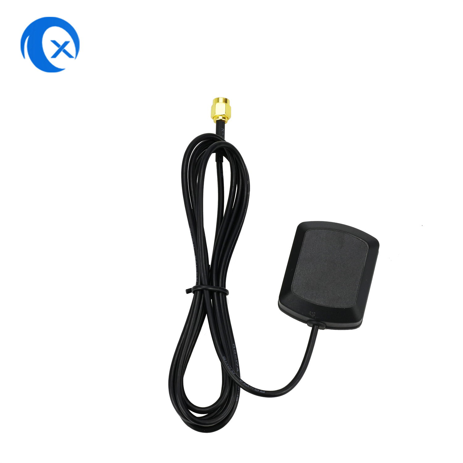 Antena ativa GPS TX-AG006 da TX Electronics | Frequência 1575,42MHz | Antena de posicionamento GPS externa com montagem magnética de alta sensibilidade