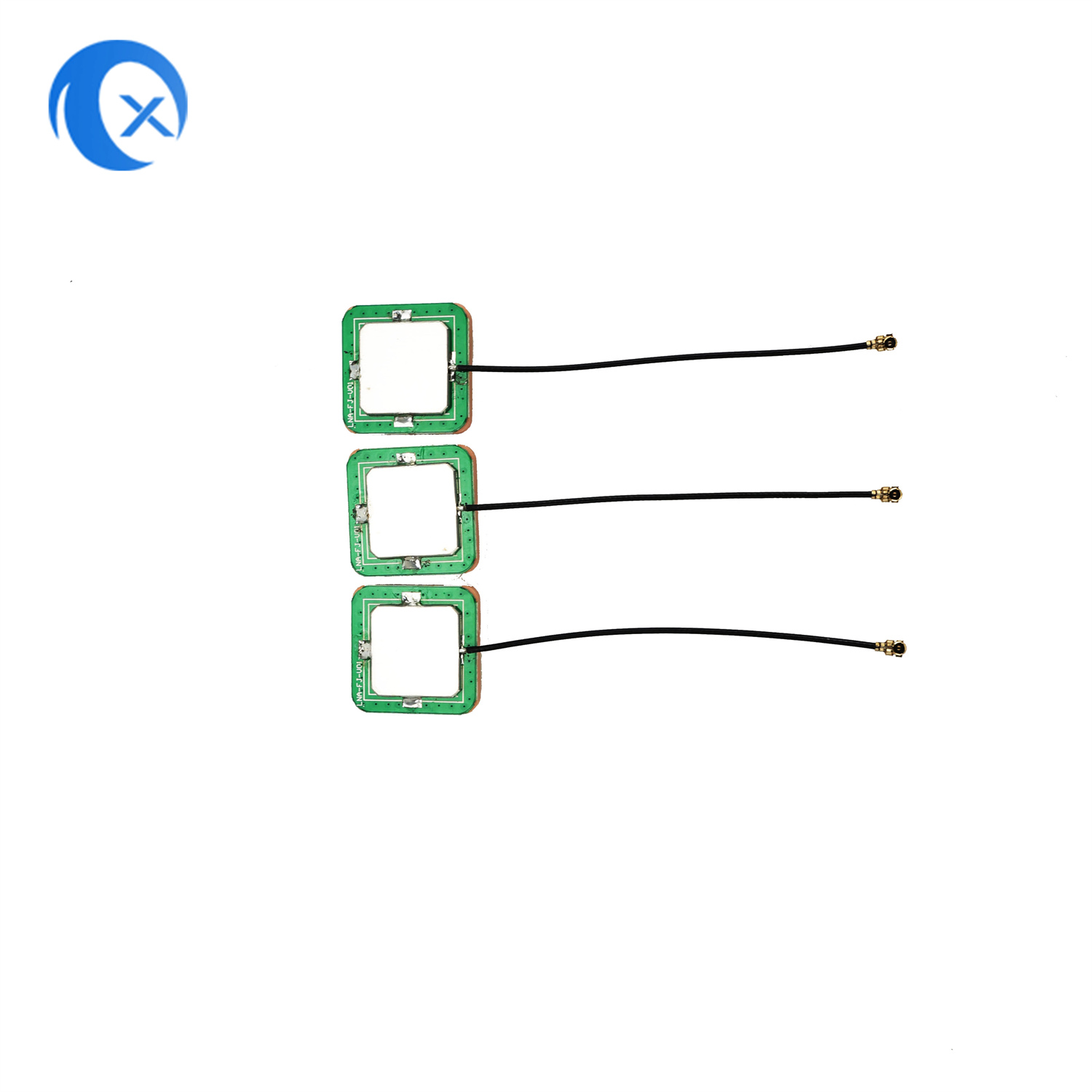 Antena cerâmica TX-AG008 da TX Electronics | 28dBi Ganho Alto | Antena GPS Cerâmica Interna com Conector Ipex